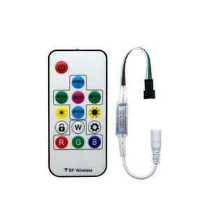 Mini 21 tasti di alta qualità Rf Remote Pixelcontroller Dc5-24V Led Pixel Spi Controller per Ws2811 Magic RGB Strip Controller - Product Image 6