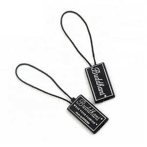 <strong>High</strong> <strong>Quality</strong> Custom Own Brand Embossed Logo Plastic Hang Labels Seal Watch Tag With Nylon <strong>String</strong> - Product Image 2