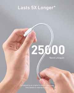 Anker 100W USB C TO USB C สายชาร์จความเร็วสูง Powerline III 6FT 2.0 Type C ดีไซน์ชิปคู่ - Product Image 3
