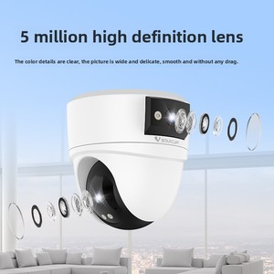 Vstarcam cscsçift ekran IP Dome kamera CMOS dürbün gece görüş PTZ Wifi bağlantısı çift Lens bulut dahil özel - Product Image 2
