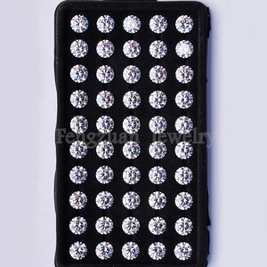 1 มม.1.3 มม.ขายส่งพลอยทับทิม Lab สร้างทับทิมรอบกรุงเทพ Cubic Zirconia CZ สูญญากาศบรรจุภัณฑ์ - Product Image 4