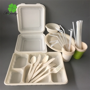 Bento <strong>Box</strong> Disposable Take Away Lunch Packing Lunch <strong>Box</strong> Corn <strong>Starch</strong> Food Containers Biodegradable Lunch <strong>Box</strong> - Product Image 1