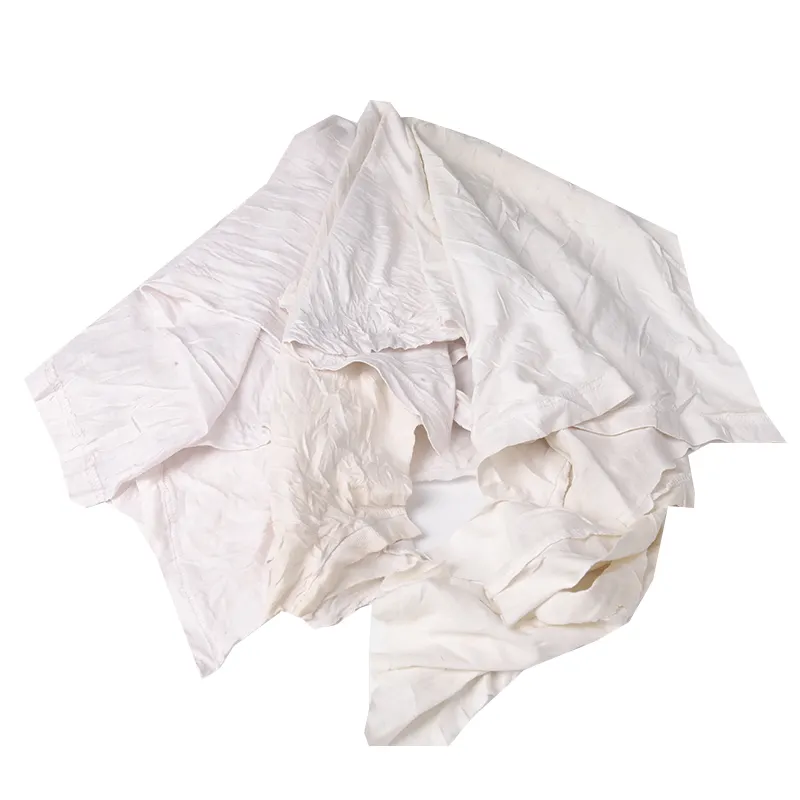 Panno per la pulizia riciclato industriale panno per la pulizia ritagli di cotone T-Shirt abbigliamento stracci riutilizzabili stracci per la pulizia del cotone