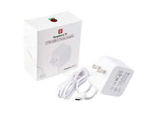 Raspberry Pi 5a generazione di alimentatore PD originale 27W USB Type-C Interface White (CN) (US) (UK) (EU)