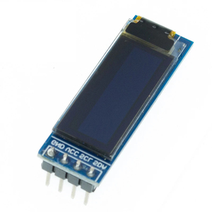 Modulo OLED da 0.91 pollici 0.91 "bianco/blu 128x32 OLED LCD LED Display modulo IIC comunicare per Ardunio - Product Image 5
