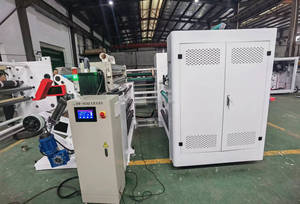 Máquina de rebobinado de corte longitudinal Jumbo de papel Kraft de alta velocidad con sistema de descarga automática y control de tensión - Product Image 3