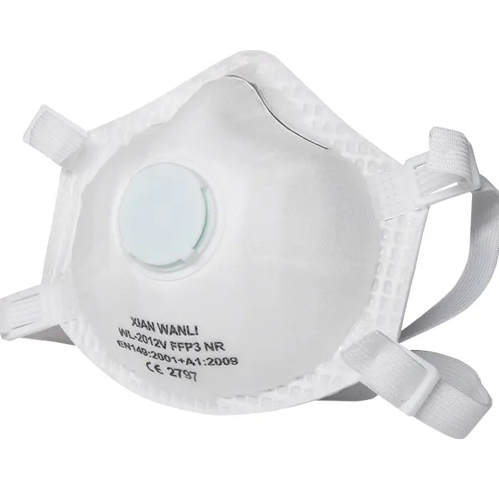 Anti-dust industry ffp3 Face Mask EN149 Disposable Industrial Cup Respirator FFP3 Mask With Exhalation Valve