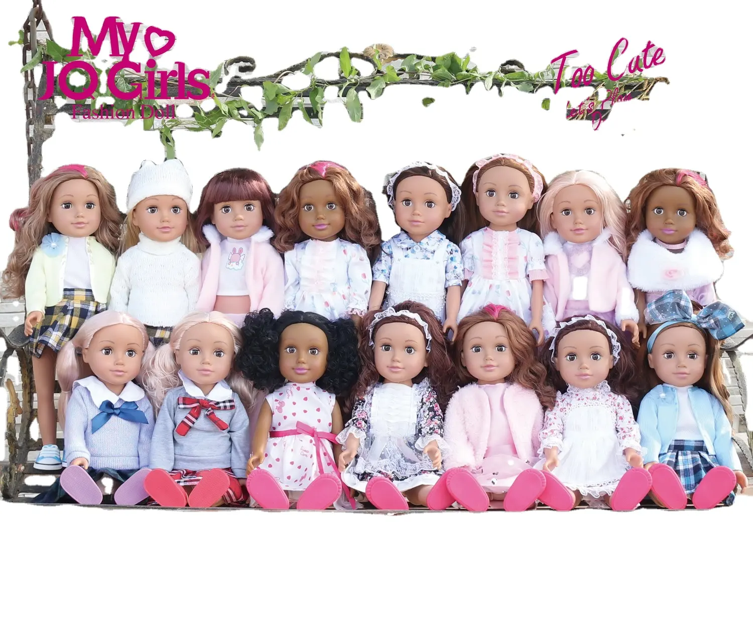 18 Inch 46Cm Meisje Pop Kleding Trouwjurk Prinses Haarband Jurk Pak Voor Baby Levend Poppen Verjaardagscadeau