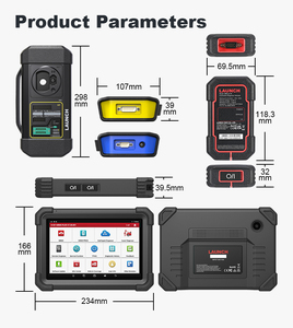 LAUNCH X431 IMMO ELITE X-PROG3 XPROG3 Key Programmer Diagnose scanner Voll system mit 39 Reset-Funktionen Unterstützung CAN FD DOIP
