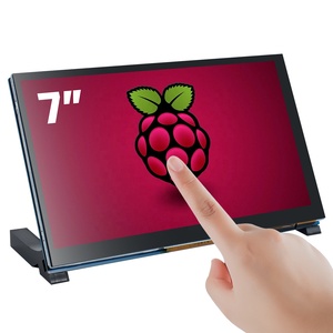 7 Zoll Raspberry Pi Monitor Touchscreen 800 x 480 DSI IPS-Display 5-Punkte-Touchscreen kapazitiv fahrzeugfrei für Raspberry Pi 5