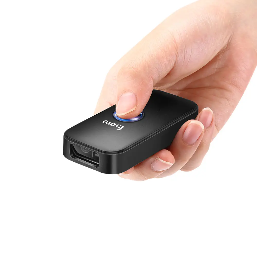 Eyoyo Mini CCD B-T Scanner di Codici A Barre, 3-in-1 B-T & USB Wired e 2.4 Lettore di Codice a Barre Senza Fili Portatile Scanner di Immagini 1D