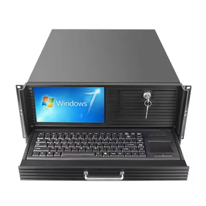 ラックマウント2ベイホットスワップ4Uサーバーシャーシ産業用PCATXコンピューターサーバーケース (HDスクリーン付き) - Product Image 1
