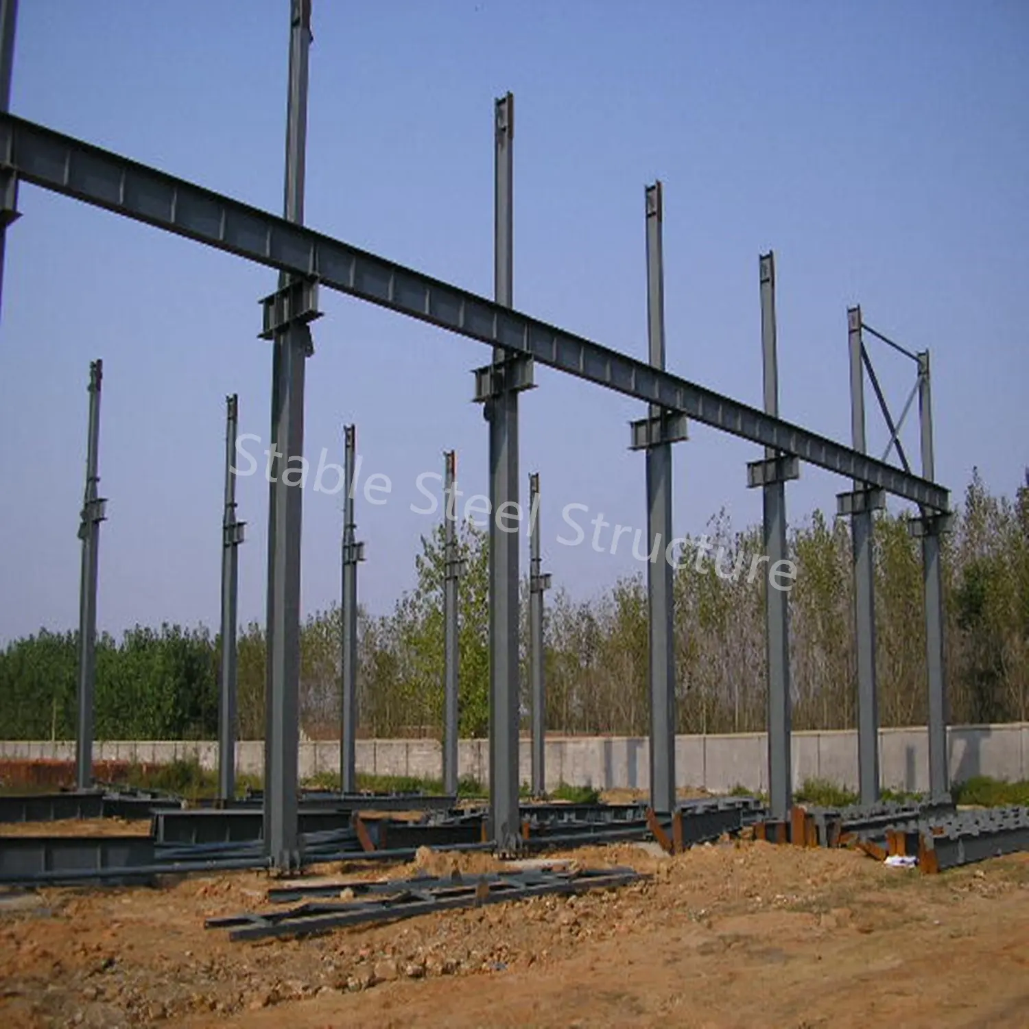 Estructura de acero prefabricada principal almacén materiales de construcción de edificios prefabricados
