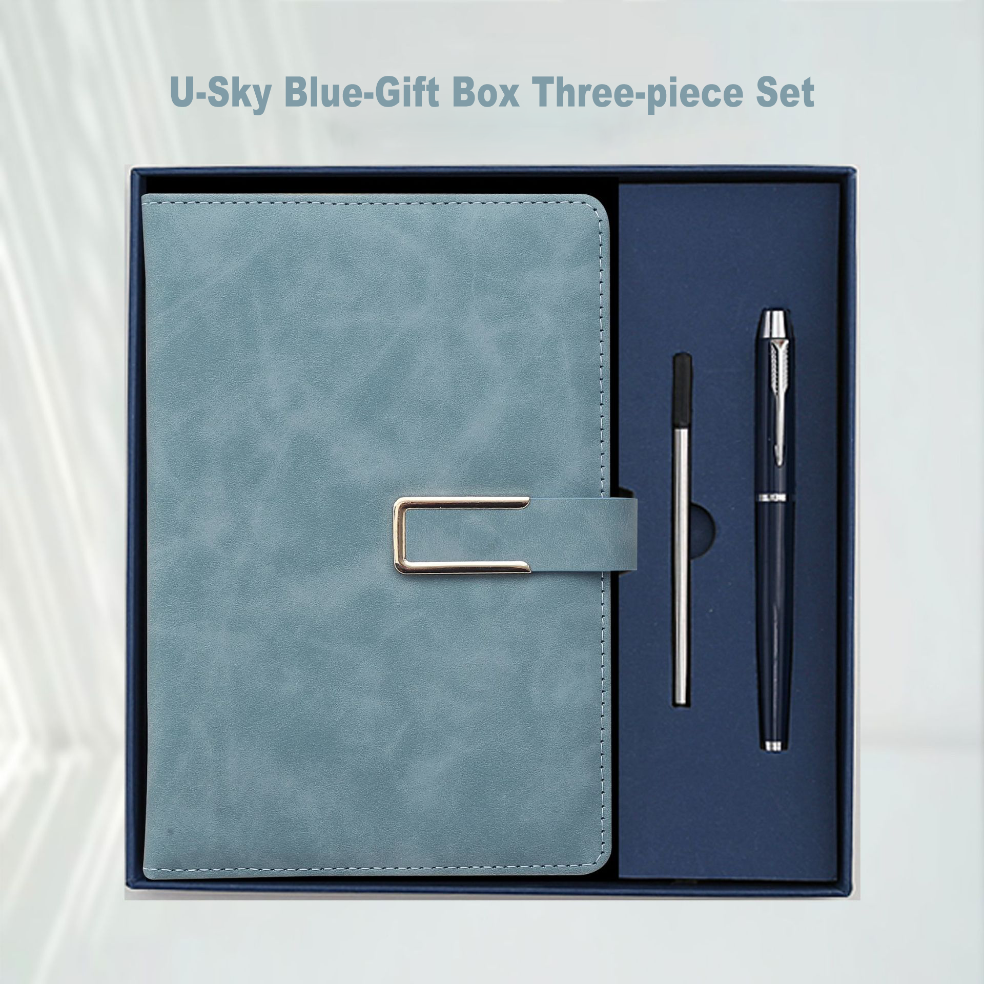 colorful Sky Blue-Three piece set