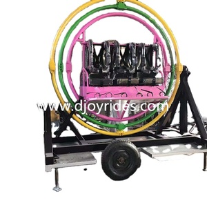 工厂多彩电动6座工业陀螺仪人体陀螺仪与拖车 - Product Image 1