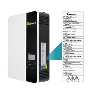 Growatt SPF 5000ES 5000VA 5000W Inversor solar Fuera DE LA RED AC 48V Entrada Volta 80A Corriente de salida Inversor de batería de litio - Product Image 3