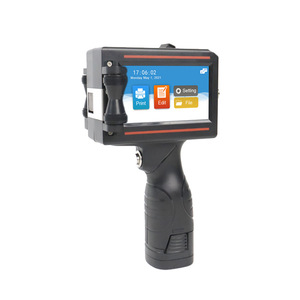 Handheld-Tinten strahl drucker, kleines Produktions datum, QR-Code, Barcode-Etikett, Chargen nummer, Verpackungs beutel, Flaschen codier maschine - Product Image 1