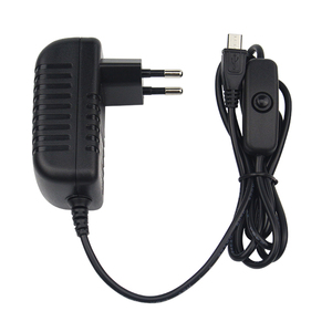 Raspberry Pi 3 Modell B Netzteil adapter 5V 3A Schalter taste Micro-USB-Ladegerät Nvidia Jetson Nano EU Education Maker Boards