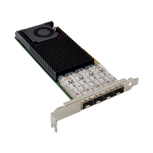 Intel X520 Quad-Port 10GbE SFP + การ์ดเครือข่ายสำหรับเซิร์ฟเวอร์ PCIe 10Gbps อัตราการส่งข้อมูลอะแดปเตอร์แบบมีสายสำหรับการเชื่อมต่ออินเทอร์เน็ต - Product Image 5