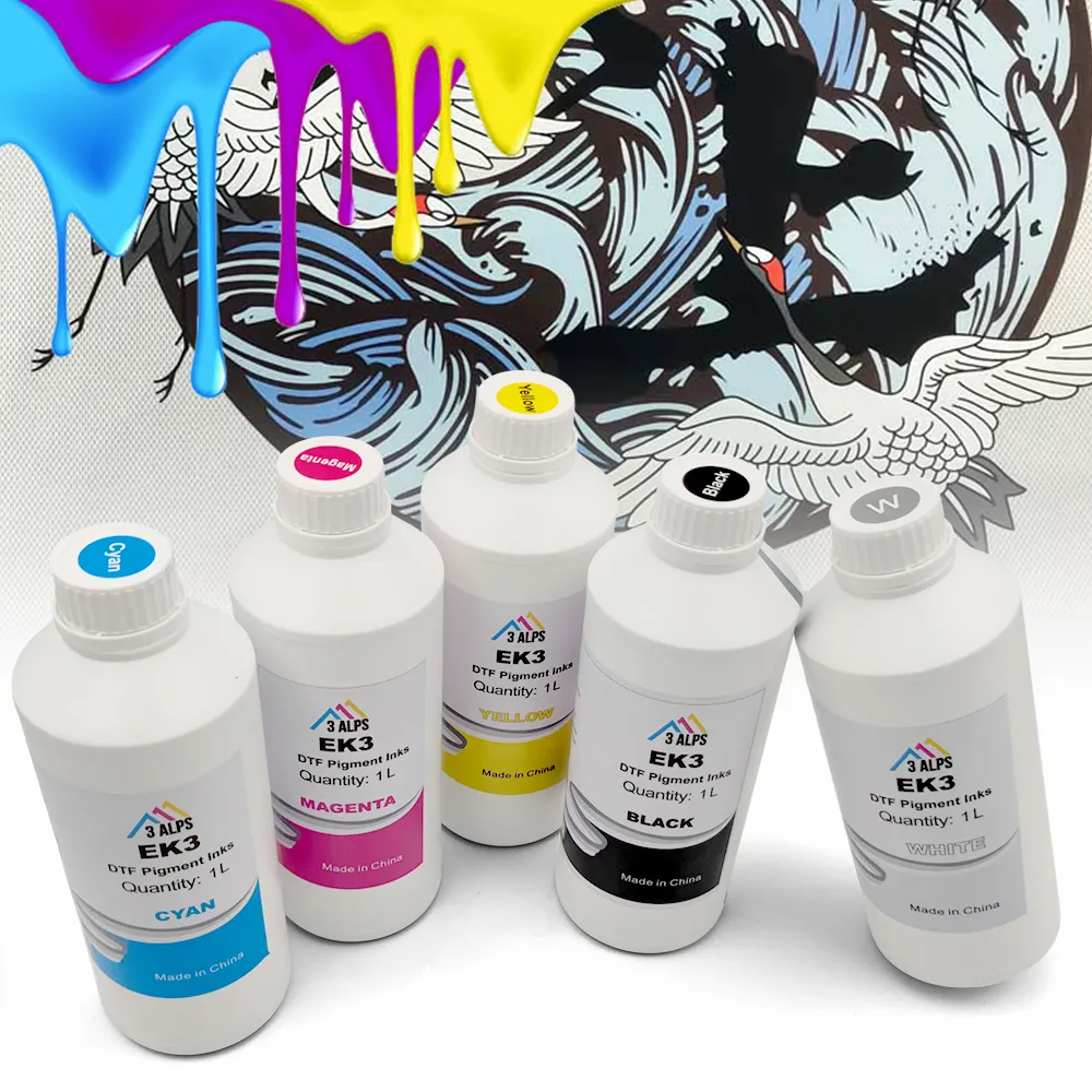 Nieuwe Dtf Pet Film Wit Overdracht Pigment Inkt Voor Dtf Film Printer Xp600 I3200 L1800 4720