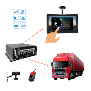 4ch ai adas Dsystbsd mdvr ahd 1080p מערכת צי משאית gps wifi צג בטיחות מערכת ניטור 4g מכונית dvr