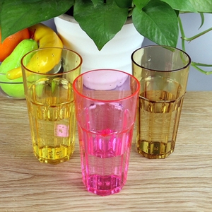 ถ้วยเบียร์ทรงแปดเหลี่ยมทำจากพลาสติกใสมีความจุหลายสี - Product Image 5