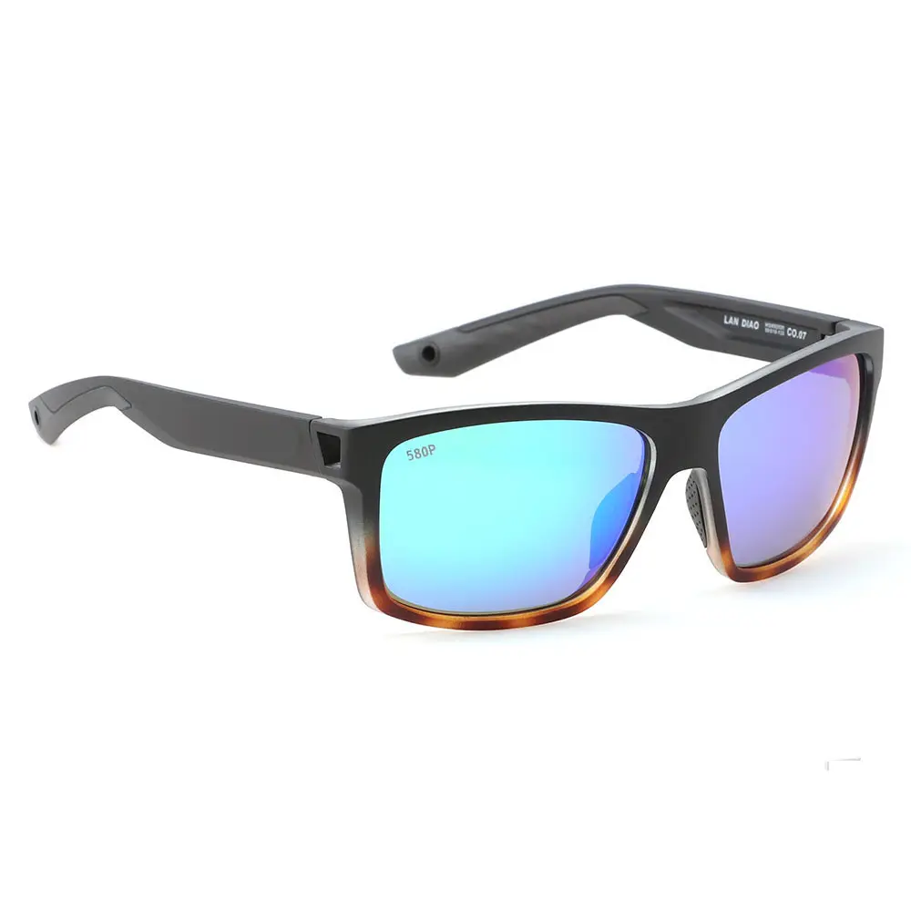 Top notch nouvelles lunettes de soleil Del Mar SLACK TIDE grand cadre pêche lunettes de soleil polarisées TR90 cadre Ultra léger UV 400