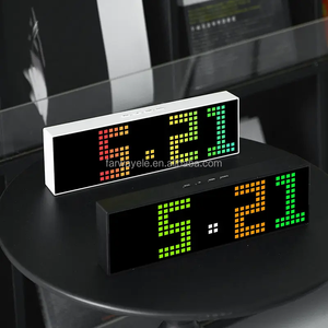 Творческие цифровые светодиодные настольные часы RGB с таймером обратного отсчета и обратного отсчета - Product Image 1