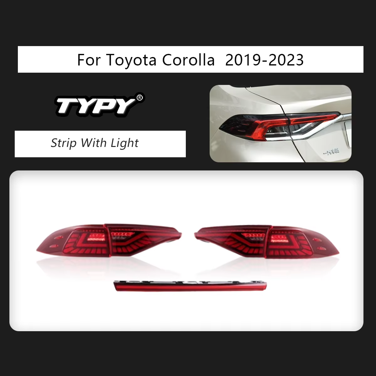 Red Penetrating lights+taillights