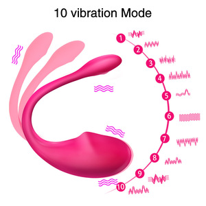 Mini su geçirmez atlama titreşimli külot kablosuz Usb şarj edilebilir seksi yumurta şekilli vibratörler kadın için APP uzaktan kumanda - Product Image 2