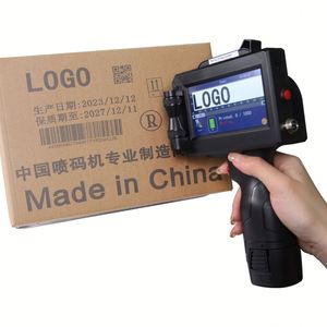 Venda quente Tij Bar Code Hand Held <span class=keywords><strong>Sublimation</strong></span> <span class=keywords><strong>Ink</strong></span> Logo Label Digital Printing Machine Plastic Inkjet Impressoras