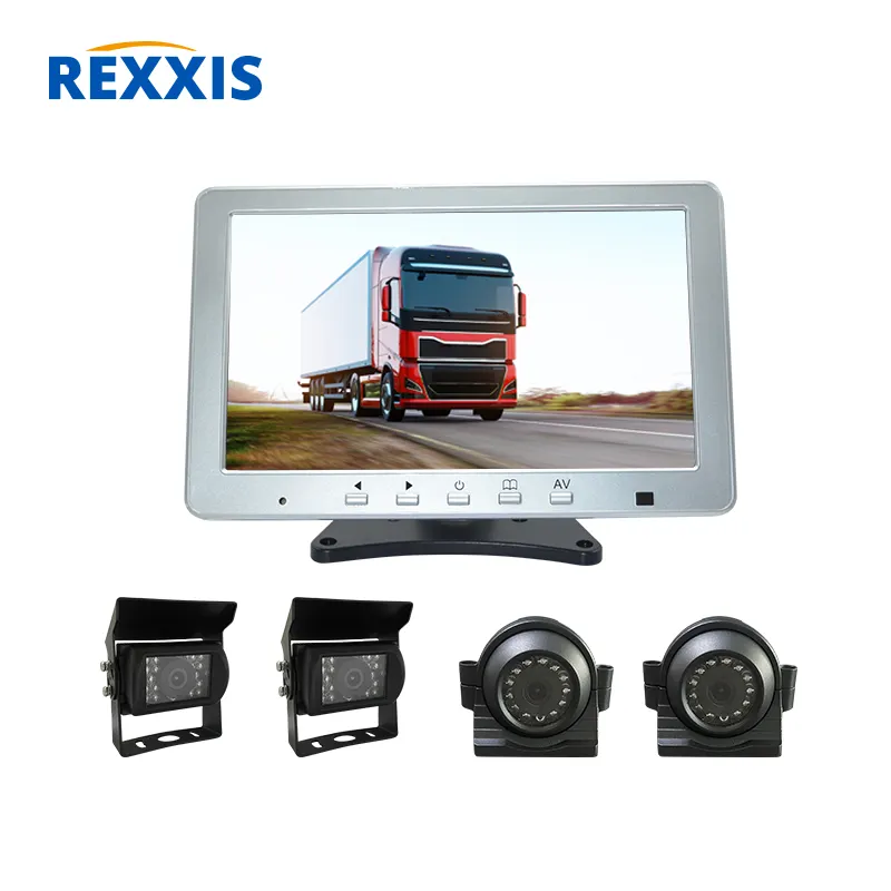 Universele Bestelwagen Ips Hoofdsteun Monitor Auto Tv Monitor 2 4 Kanaals 10.1Inch Auto Monitor Voor Bedrijfsvoertuigen