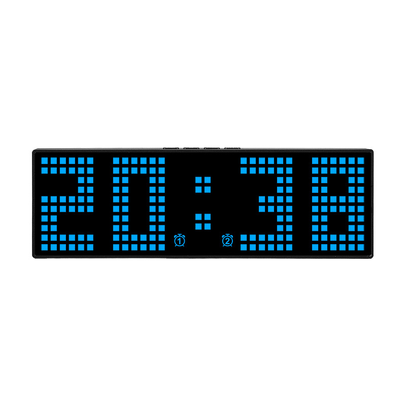 Coque noire + LED bleue