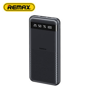 REMAX-Banco de energía Hintom DE CARGA RÁPIDA, dispositivo móvil de doble salida USB tipo C, Micro USB, 2.4A, 10000mAh, ultradelgado, portátil, tipo C - Product Image 1
