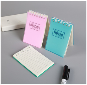 Cubierta personalizable de PP Mini cuaderno espiral con cubierta de cuero de tapa dura A6 Encuadernación de constelación - Product Image 4