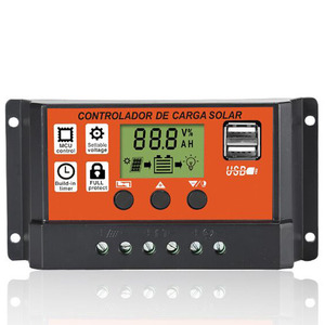 SuoRui PWM Solar laderegler 12 24-V-Solarpanel-Laderegler mit Load-Timer mit LCD-Display Mppt-Laderegler - Product Image 3