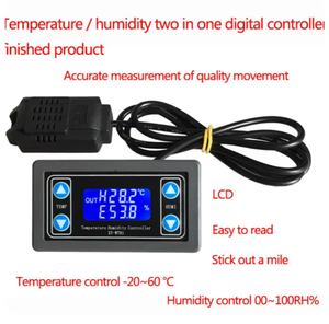 Módulo de Control de Temperatura y Humedad, Pantalla Digital de Palabra, Alta Precisión, Doble Salida, Automático - Product Image 3