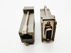 อะแดปเตอร์อนุกรม DB9เป็น RJ45 RS232ตัวแปลงอีเทอร์เน็ตตัวเมียเป็น RJ-45ตัวเมียเข้ากันได้กับอุปกรณ์ RS-232 9ขามาตรฐาน - Product Image 4