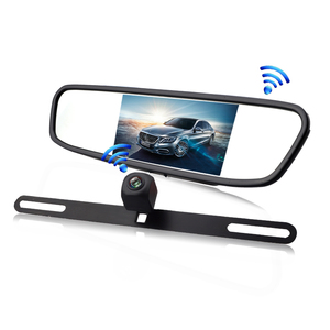 4.3'' Mirror Monitor Digital <strong>Wireless</strong> License Plate Camera Kits for Car <strong>Reverse</strong> Aid <strong>System</strong> - Product Image 2