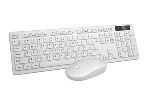 Kit de teclado y ratón de ordenador para el hogar y oficina multifuncional barato OEM, combo de teclado y ratón inalámbrico USB retroiluminado para juegos