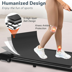 Mini silenzioso pieghevole tapis roulant elettrico per la casa esercizio LCD schermo LED palestra Indoor attrezzature per il Fitness per camminare e correre - Product Image 3