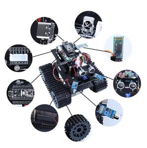 Kompatibel mit Arduino Super Cool Smart Roboter Starter Kit Ketten fahrzeug NANO Roboter Tank Kit