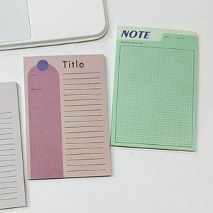 Bloc de notas personalizado de 50 ~ 100 hojas sin forro Bloc de notas planificador diario Bloc de notas listas de verificación Bloc de notas personalizado - Product Image 2