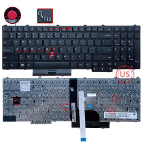 Per Lenovo Thinkpad P50 P51 P70 P71 P70s 01 hw200 tastiera per Laptop 00 pa288 00 pa370 01 hw200 01 hw282 tastiera retroilluminata con puntatore - Product Image 4