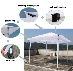 Yeni 13x13 gölgelik Pop up Gazebo ile tam otomatik tente, büyük açık güneş koruma gölge - Product Image 4