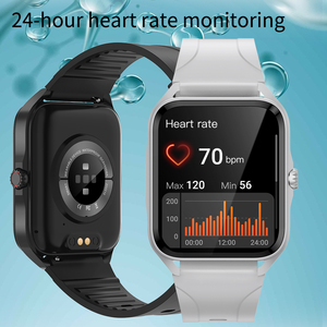 Original LC204 Smart Watch für iOS Wearable Square-förmiges quadratisches Smart-Armband mit TFT-Display-Anruf funktion