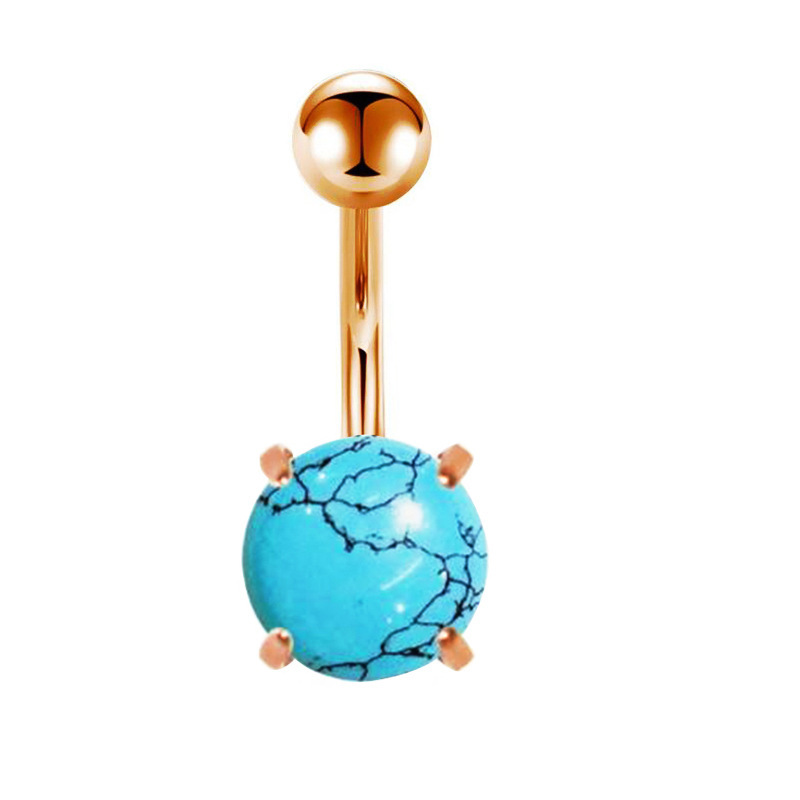 Cabeza única azul turquesa