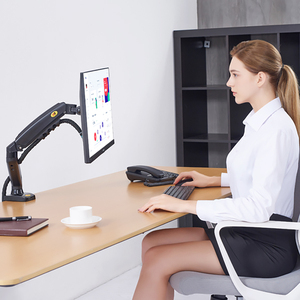 NB F80 masaüstü gaz bahar 17-30 "LCD LED monitör teleskopik tutucu dağı kol tam hareket ekran standı yükleme 2-9 kg - Product Image 3