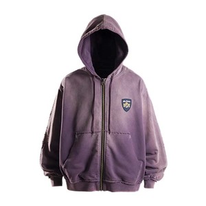 Áo hoodie có khóa kéo, chất liệu cotton Pháp 100%, dày 450-500 gsm, kiểu dáng streetwear, may xước, thiết kế riêng của <span class=keywords><strong>Finch</strong></span> Garment Manufacturers. - Product Image 3