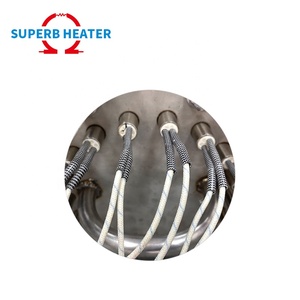 Calentador industrial personalizado para un sistema completo de calefacción y control de temperatura que incluye un gabinete de control de temperatura